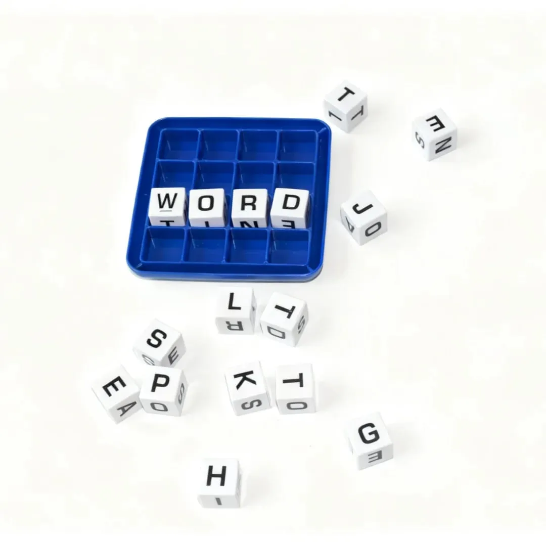 "Boggle: the Fast-Paced 3-Minute Word Search Dice Game" Word Spelling Game Dice Spelling Game Letter Puzzle Interactive Board Game Ideal for Parties Perfect as a Holiday Gift. — image 2