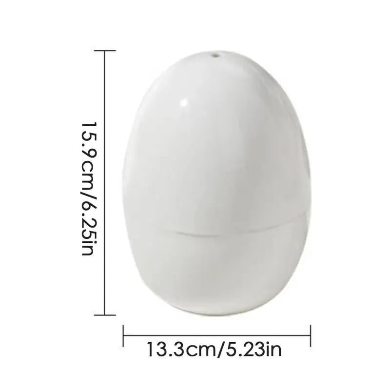 Microwave Egg Poacher Microwave Boiled Egg Maker Αξεσουάρ Μαγειρικής Αξεσουάρ Μαγειρικής Γρήγορης κουζίνας αυγών Ατμιστής αυγών για σκληρά μαλακά αυγά — image 5