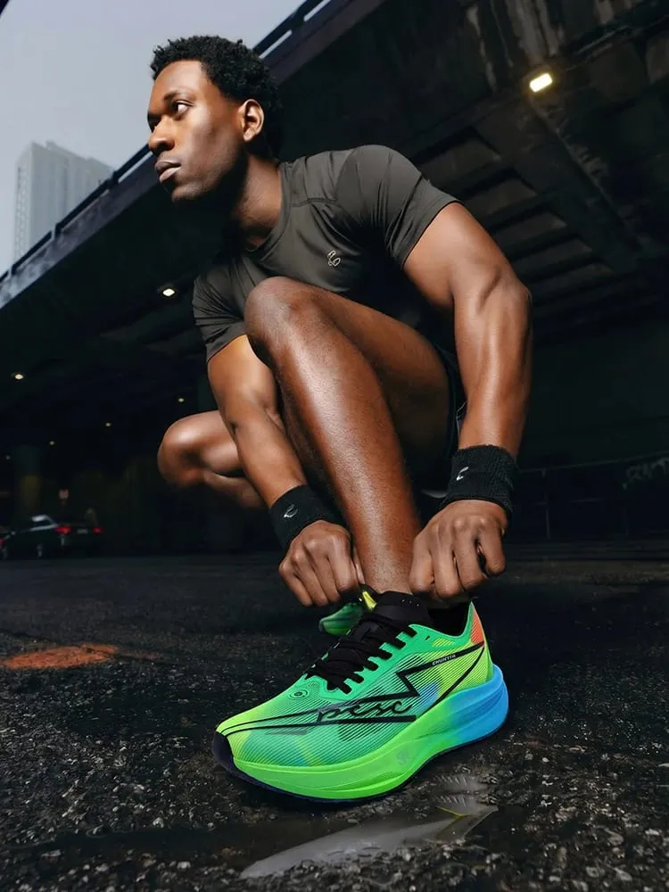Men Running Shoes Marathon Carbon Board Speciality Sports Breathable Lightweight Women's Comfortable Chunta Athletic Sneakers