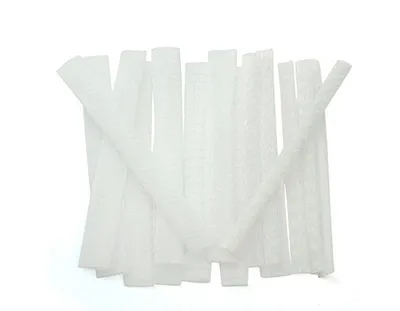 * * Wholesale 15pcs 1Pack White Make Up Cosmetic Brushes Guard Mesh Protectors Cover — image 4