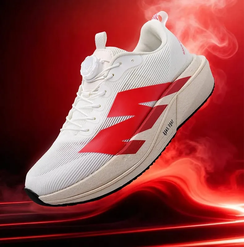 New Men's Carbon Plate Sneakers Outdoor Soft Sole Air Cushion Mesh Sports Running Shoes Light Nonskid Casual Couple Tennis Shoes