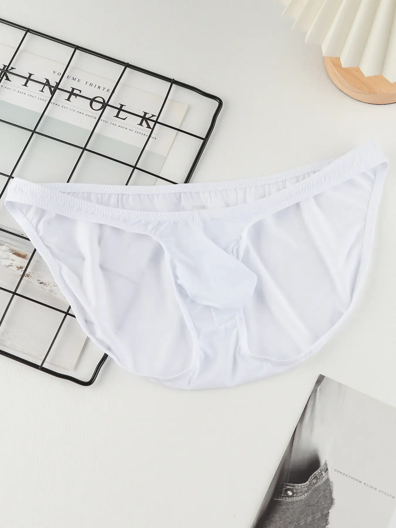 New Men's Underwear U convex Bag Hip Sexy Solid Color Bikini Men's Briefs Comfortable Breathable Quality Male Panties G6008SJ — image 18