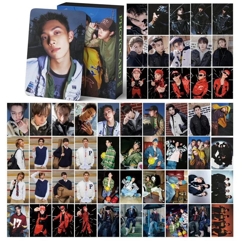 60pcs New Album LNGSHOT SHOT CALLERS Photocards Stickers Kpop Merch Lomo Cards Set Fans Collection Cards Gifts — image 12