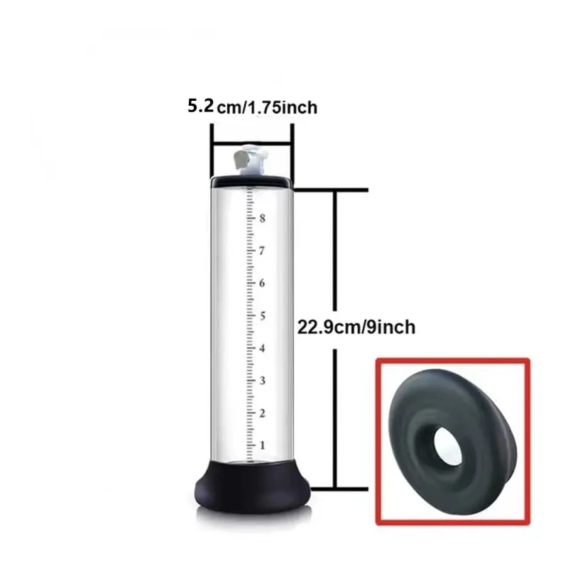 Manual Penis Pump Acrylic Penis Enlarger Sex Toy For Men Vacuum Pump Male Masturbation Penis Extender Trainer Adults Sex Product — image 8
