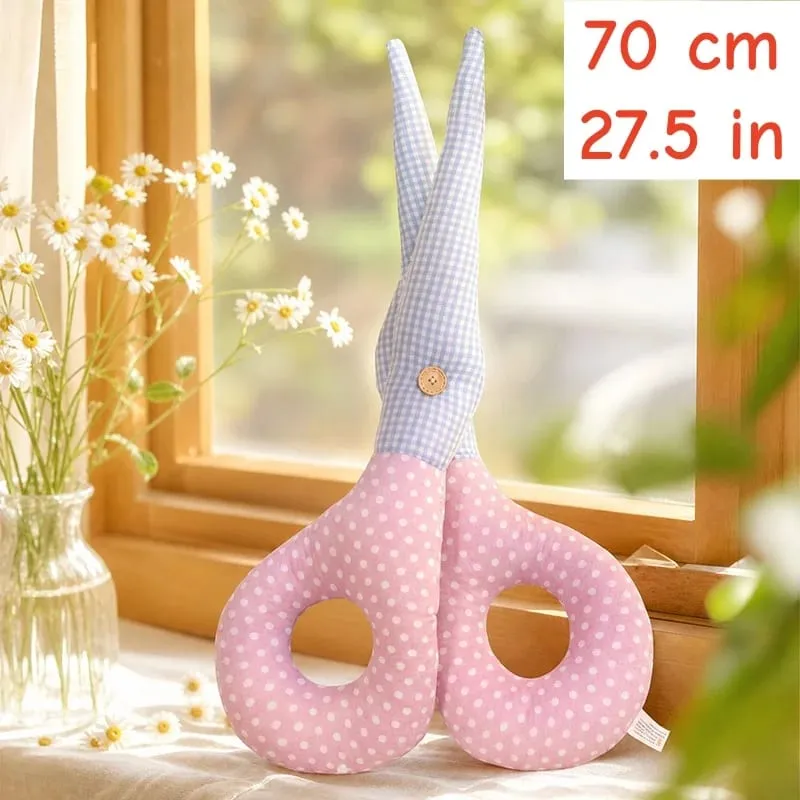 Scissors Plush Pillow Cos Gwen Cute Creative Simulation Cloth Scissors Stuffed Toy Soft Cushion Funny Stress Relief Gift — image 14