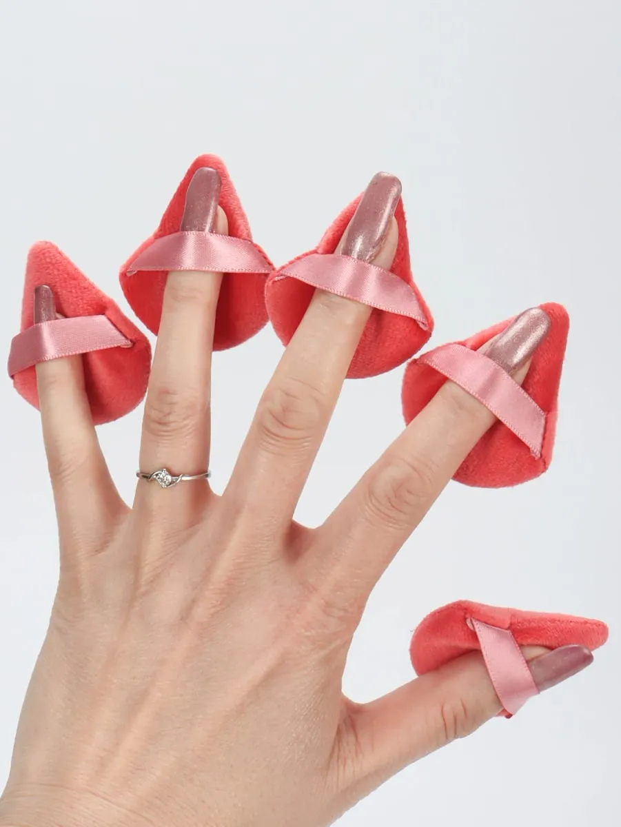 Mini Triangular Powder Puff 40-80Pcs Apply Loose Powder by Gently Pressing It onto the Face to Achieve a Setting Effect — image 5