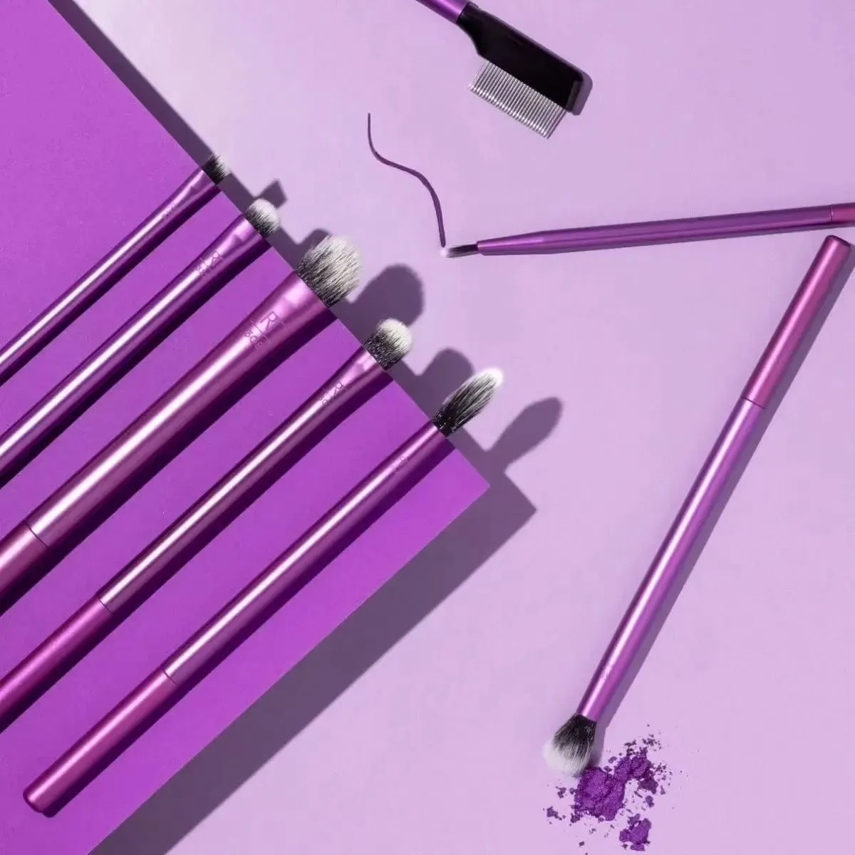 8pcs/Set Eye Makeup Brushes Soft Synthetic Hair Makeup Tool Kit Suitable for Beginners — image 2