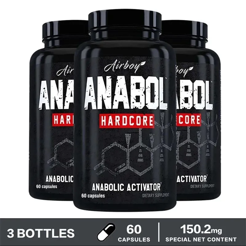 Anabol Hardcore Supplement - Paglaki ng kalamnan Pinahusay na Endurance Stress at Mood Relief at Pangkalahatang Kalusugan — image 10