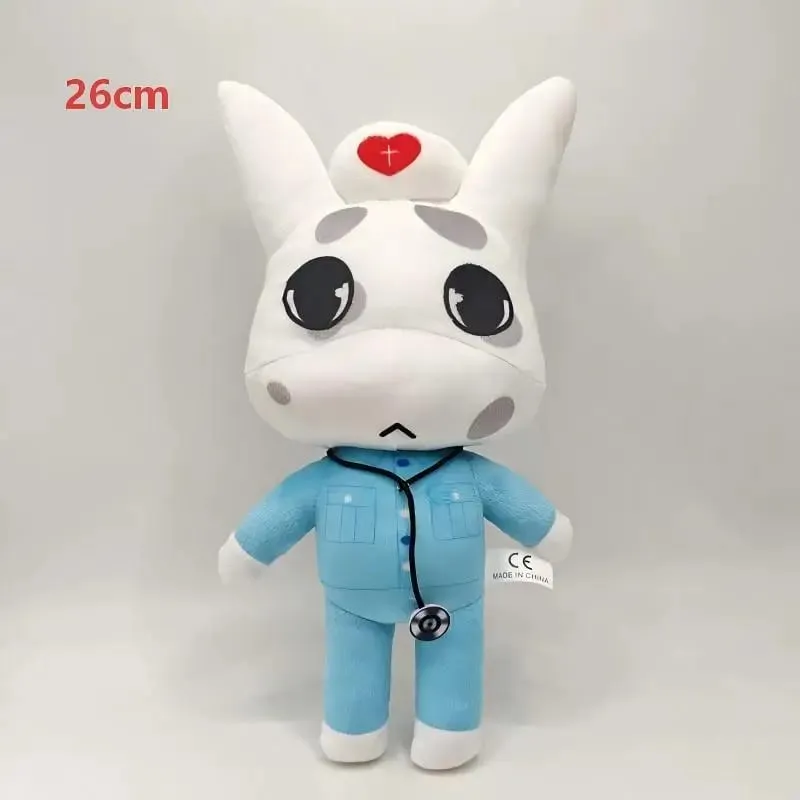 In Stock Horror Animal Hospital Blue Dog Penguin Bunny Plush Doll Cute Animal Game Peripherals Collectible Soft Toys. — image 4