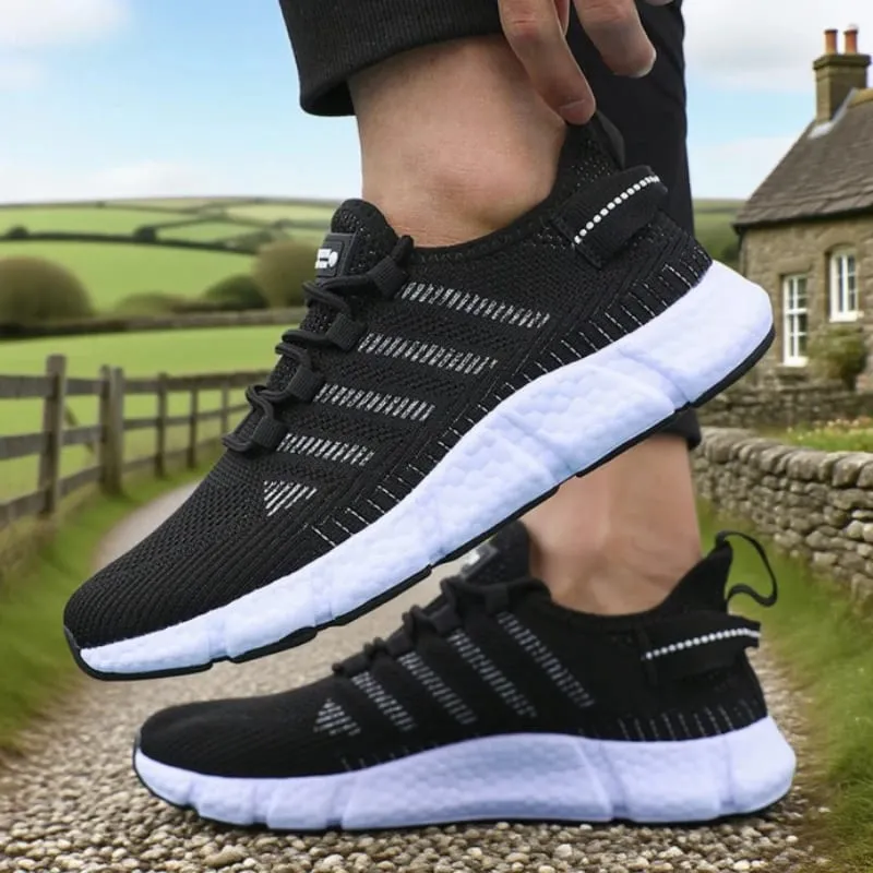 Soft Soled Running Shoes for Men Breathable Mesh Flexible Casual Sneakers Comfortable Sustainable Soles Tennis Training Shoes — image 10