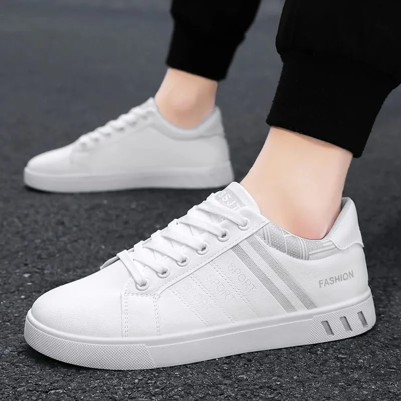 Men's Round Toe Casual Sports Shoes for Commuting Simple Spring and Autumn Style Lightweight Breathable and Comfortable Men's