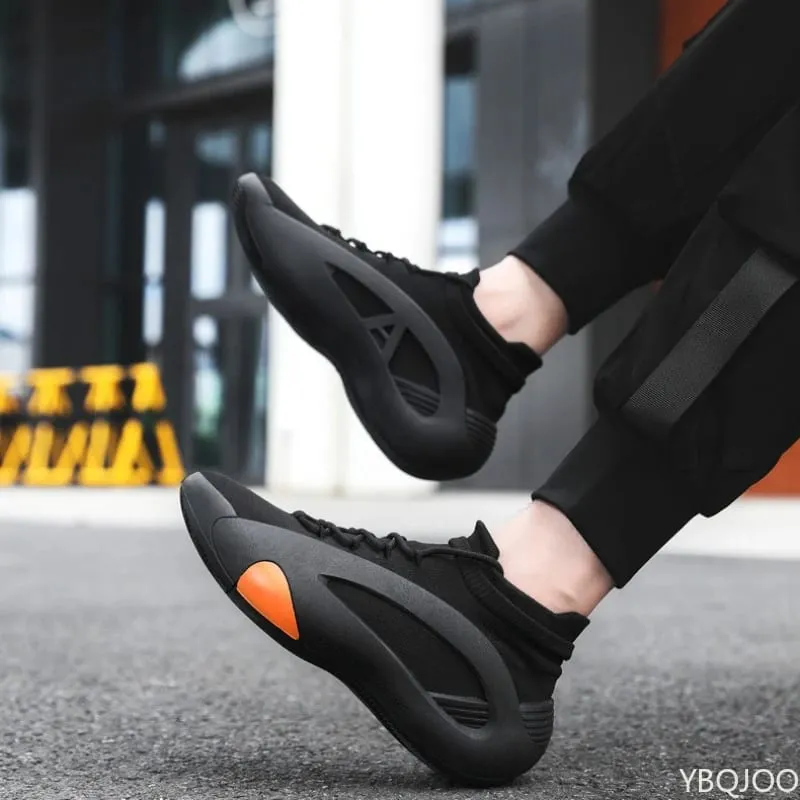 Large Size Autumn Fashion Breathable Lightweight Casual Comfortable Men's Shoes Versatile Trend Flat Bottomed Men's Sports Shoes