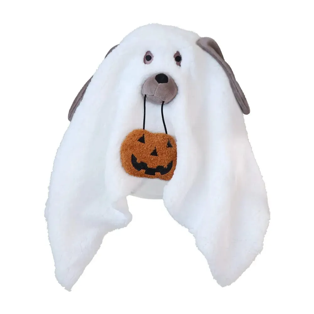 Fun Cute Ghost Dog Pillow White PP Cotton Halloween Gift Room Decoration Bat Throw Pillow Bedroom