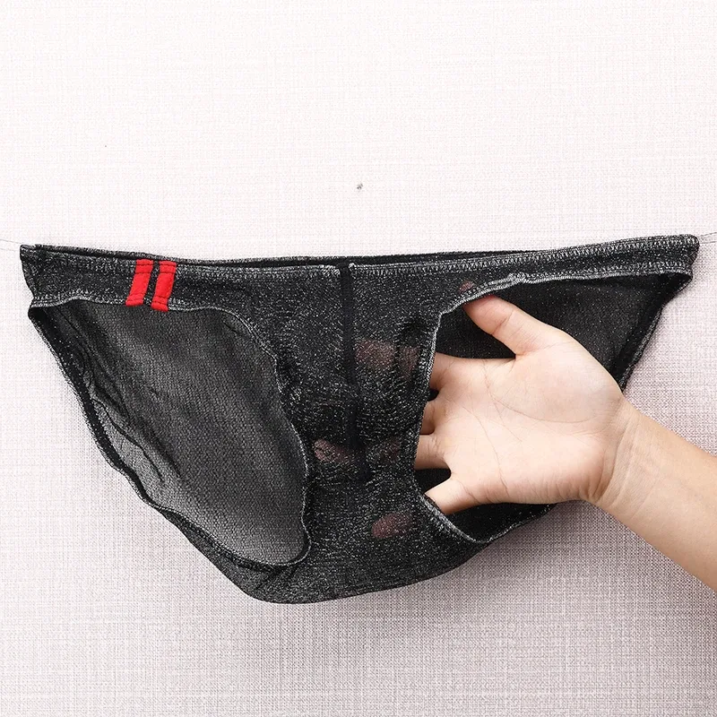 Underklädesbyxor för män Ultratunn, lågväxt mesh andningsbara trosor — image 7
