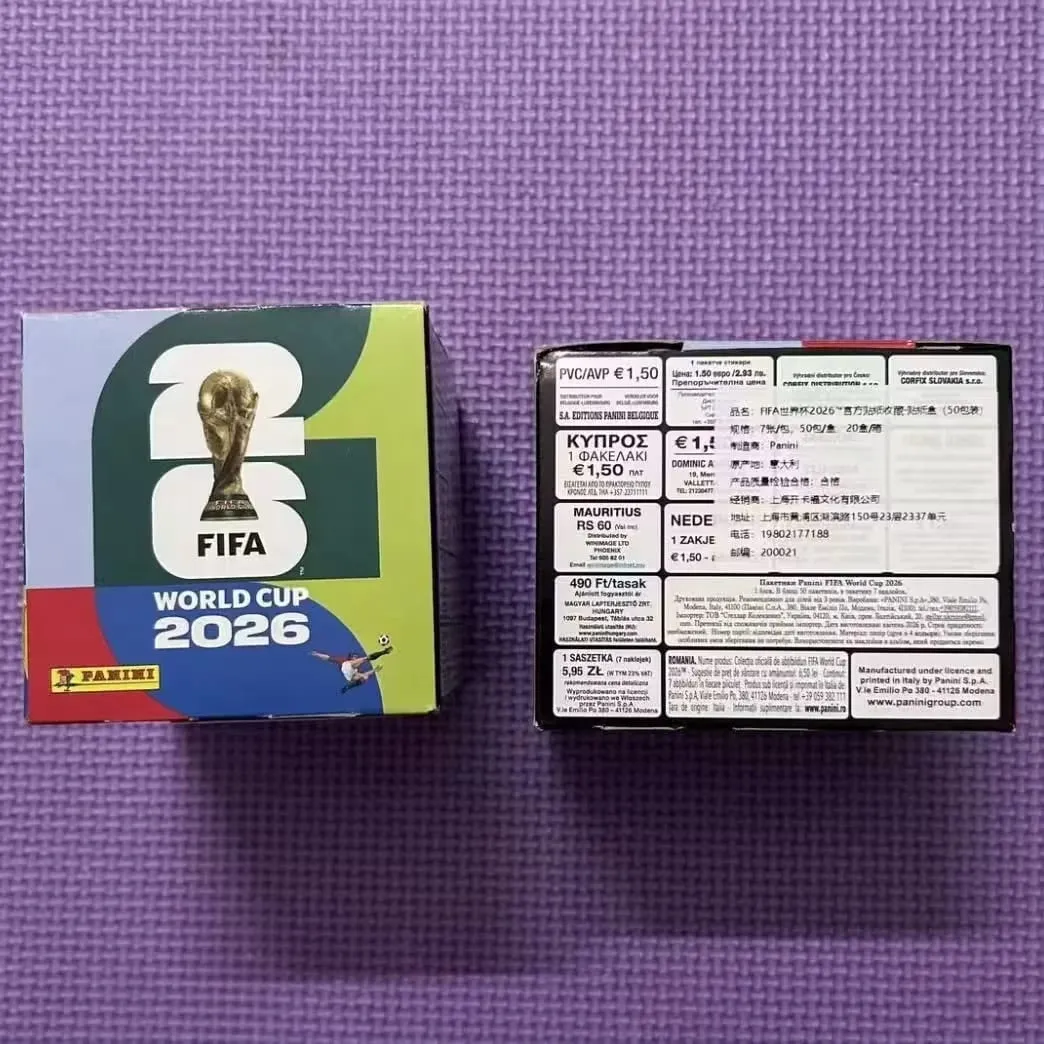 2026 World Cup Official Panini Sticker Collection Mystery Card Games Football Player Collectible Blind Pack Fan Souvenir Gift. — image 2