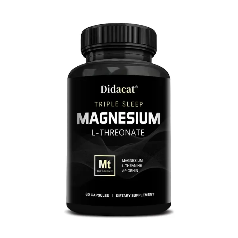 Magnesium L-threonate Capsules - Enhance Concentration Memory Promote Brain Health Improve Sleep Quality Reduces Fatigue — image 8