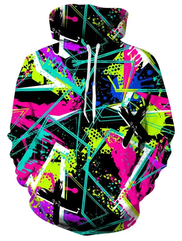 Men's Hoodies Animal Cat Print 3D Patternv Hooded Autumn Pullover Sweatshirt na May Pocket Hoodie Streetwear Maluwag Kumportable — image 8