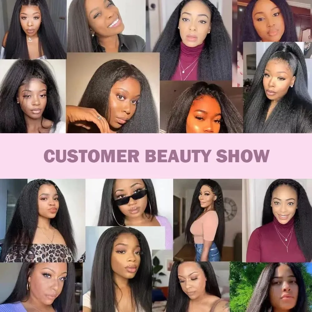 24 26 Inch Kinky Straight Tape In Extensions Brazilian 100% Human Hair 50G/20Pcs Natural Black Seamless Full Head Yaki Tape ins — image 6