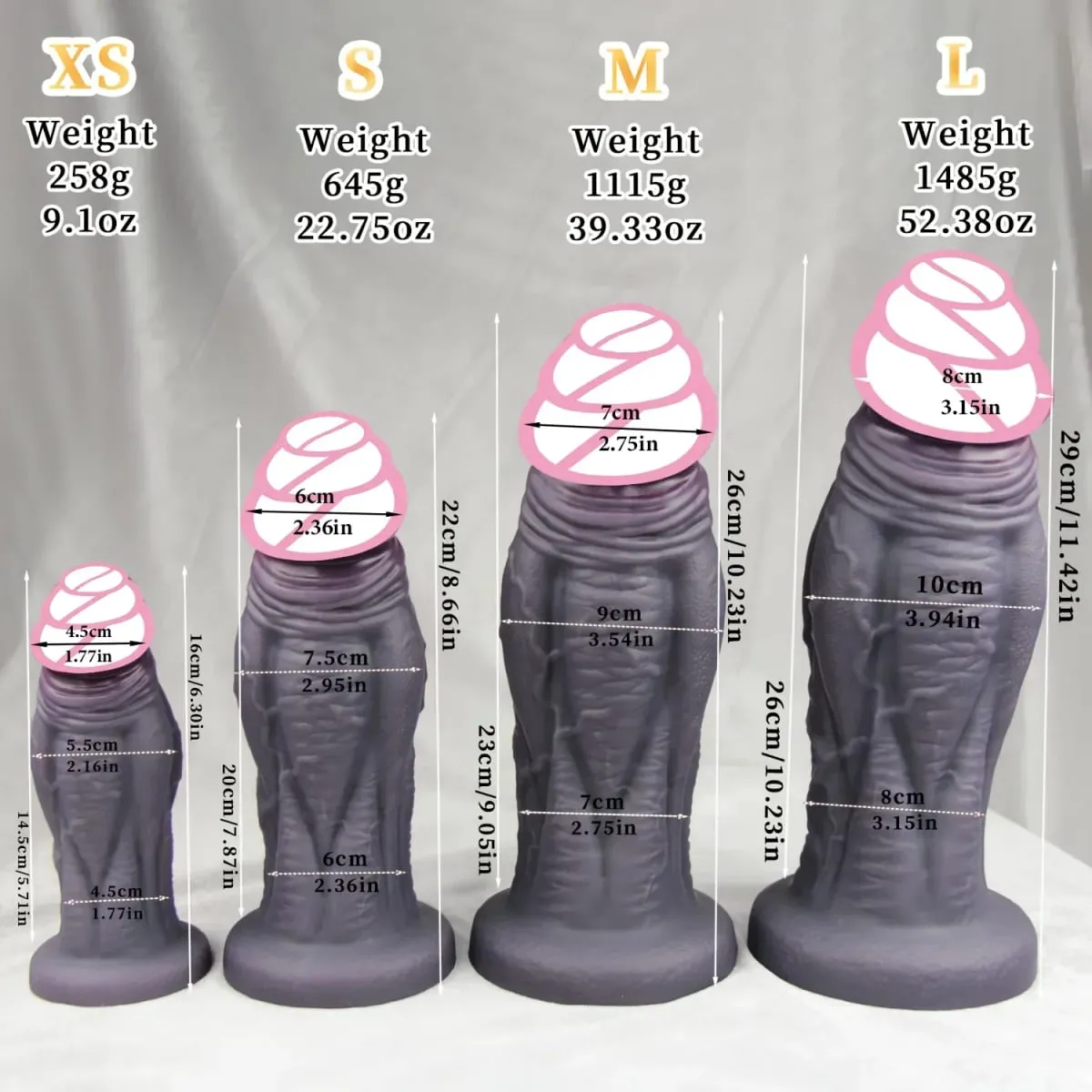 Büyük Yumuşak Yapay Penis Süper Yumuşak Silikon Büyük Penis Vantuz ile Esnek G-spot seks oyuncakları Kadın erkek Lezbiyen — image 6