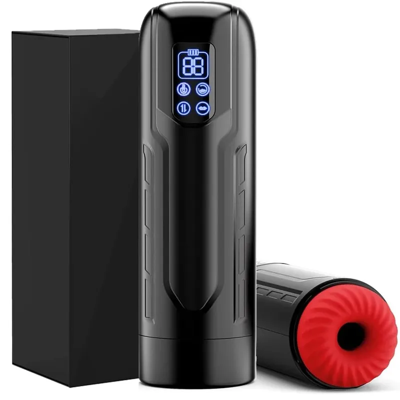 Masturbador masculino de sucção telescópica, equipamento de masturbação vaginal, brinquedos sexuais para homens, produtos para adultos, pistão, mastubador automático — image 9