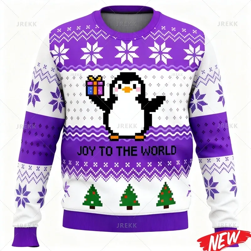 Cute Animal Ugly Christmas Sweater Men Women Fashion 3d Printed Merry Christmas Sweatshirt Colorful New Year Pullover Hoodies — image 8
