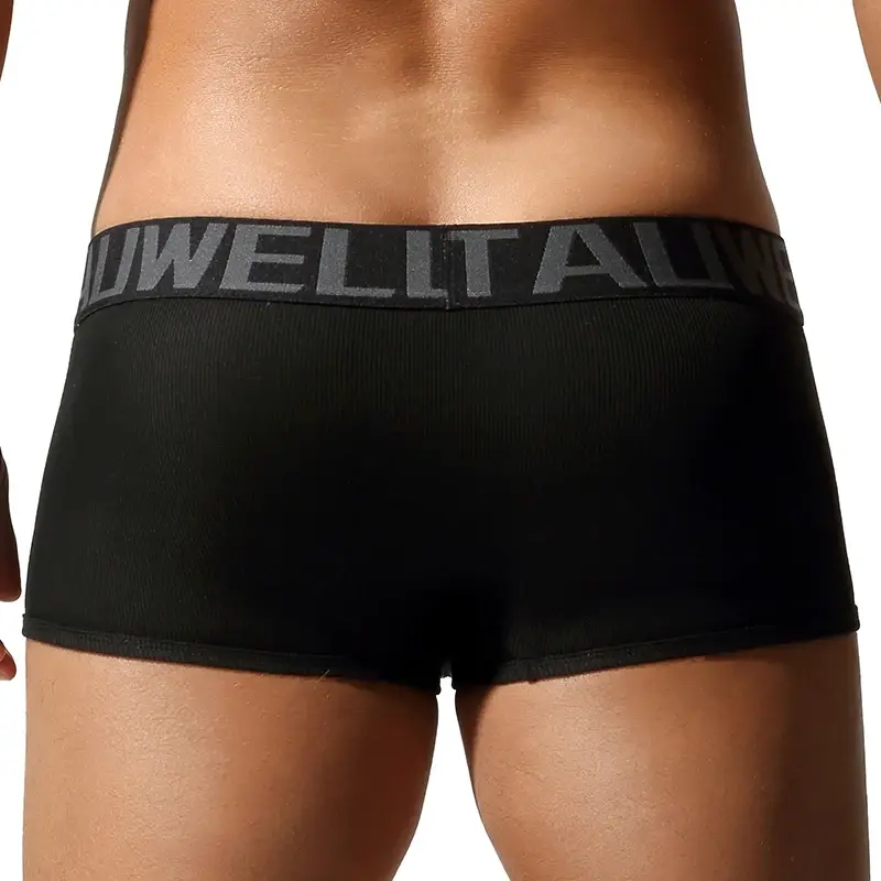 Herrunderkläder, avancerade boxershorts, enfärgad, hög elasticitet, slim fit, andas — image 20