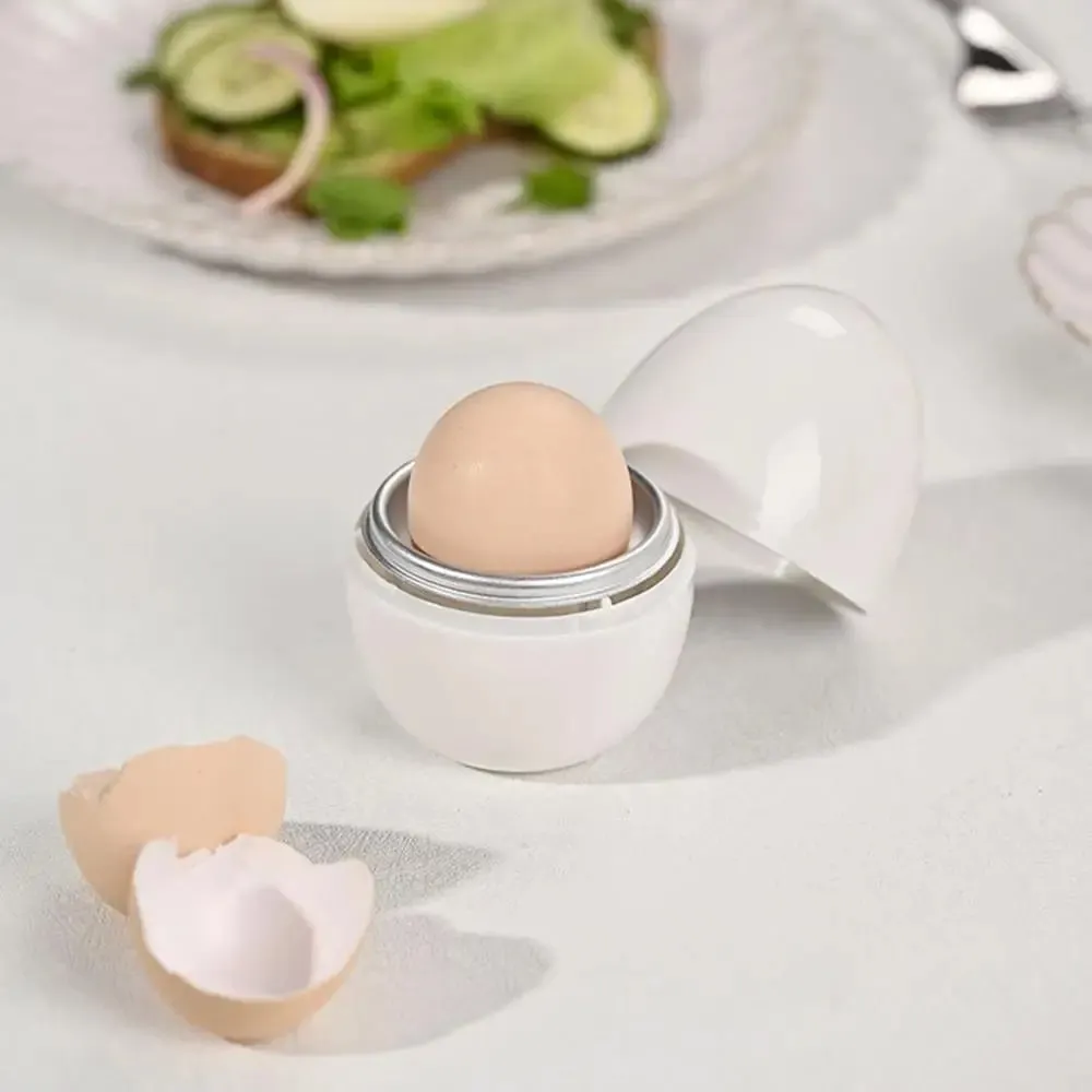 Microwave Egg Poacher Microwave Boiled Egg Maker Αξεσουάρ Μαγειρικής Αξεσουάρ Μαγειρικής Γρήγορης κουζίνας αυγών Ατμιστής αυγών για σκληρά μαλακά αυγά — image 9