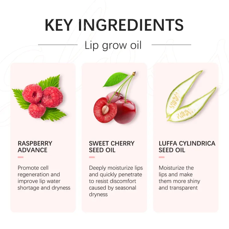 Pelembap Lip Gloss Cermin Air Lip Glaze Menyuburkan Bibir Cecair Gincu Isipadu Bibir Jelas Lip Glos Wanita Bibir Kosmetik — image 5