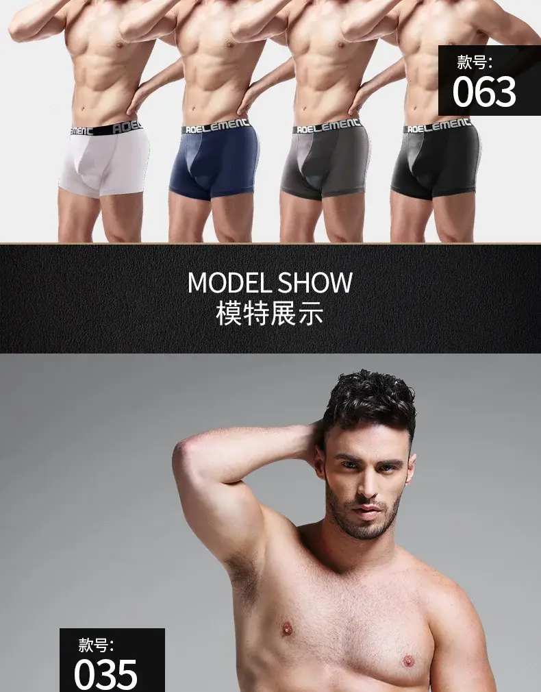 L-5XL Malaking Sukat ng Lalaki Varicocele Underwear Scrotal Testicle Support Dual Pouch Boxer Spermatic Cord Bullet Separation Underpant — image 2