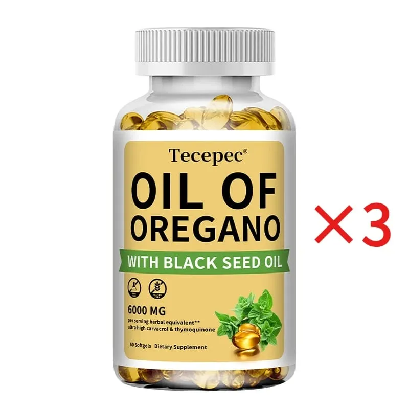 Oil of Oregano with Black Seed Oil 2 in 1 Oregano Supplement for Immune Health Digestive Health Non-GMO — image 10