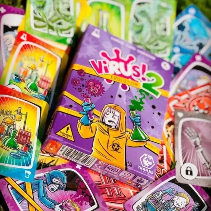 2026 Family Strategy Card Game Set Virus Series 1&2 & Halloween Adult Party Board Game Youth Group Interactive Entertainment — image 4