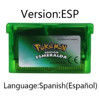 GBA Game Pokemon Series Video Game Cartridge Console Card Pokemon Emerald FireRed Ruby LeafGreen Sapphire Multi-language — image 2