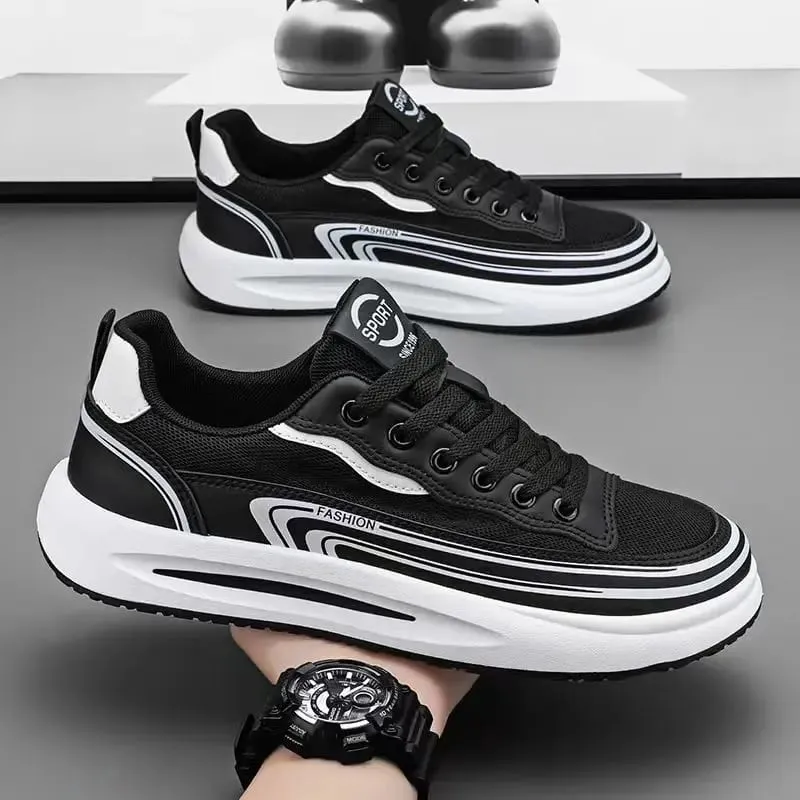 Mens Casual Sport Shoes Loafers Summer Breathable Mesh Tennis Sneakers Outdoor Non‑Slip Lightweight Running Shoes Zapatos Hombre — image 1