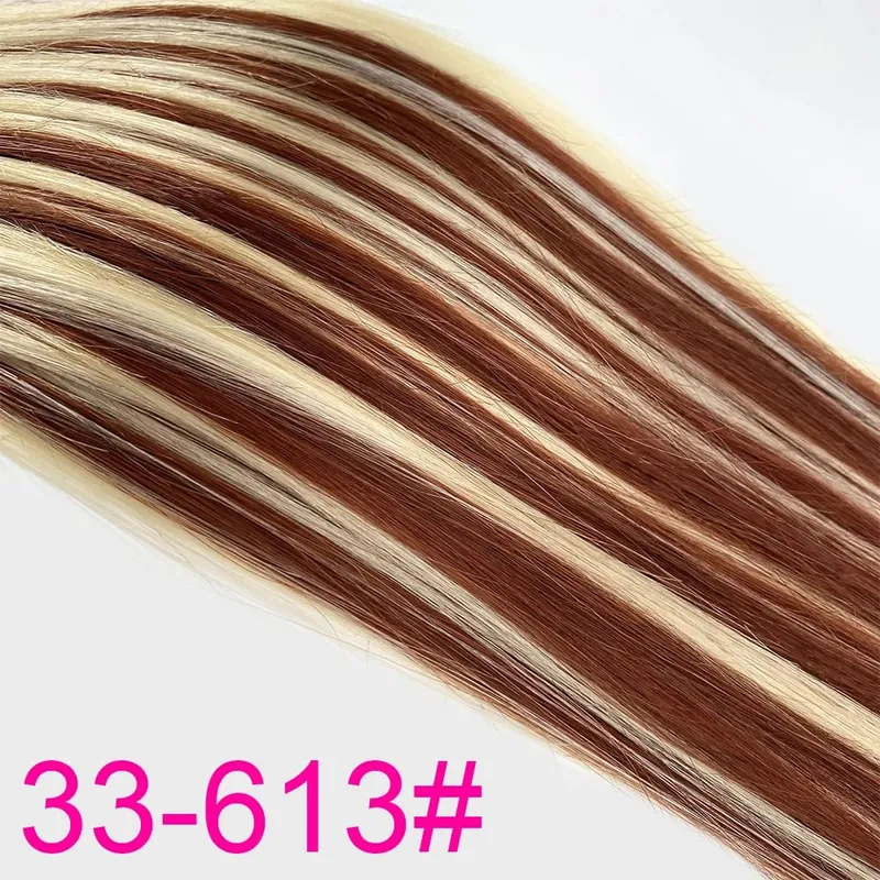 Full Shine Tape In 100% Remy Human Hair Straight Double Sided Blonde Comfortable Silky Natural Tape Ins For Women — image 28
