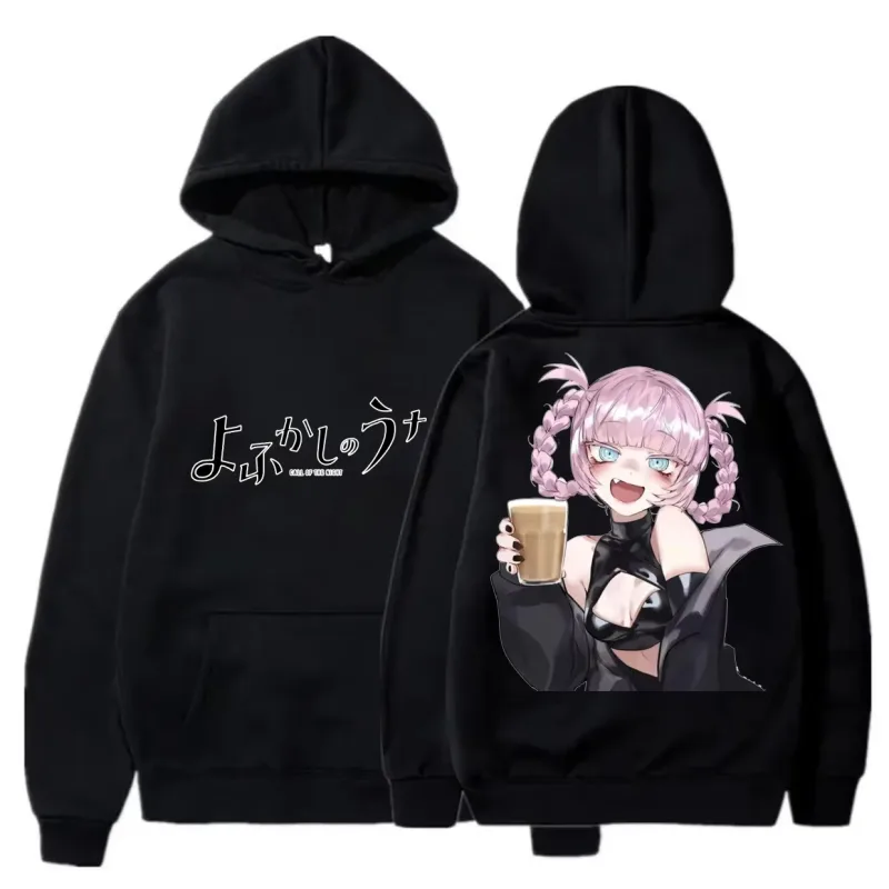 2026 Hot Sale Japanese Anime Call of The Night Nazuna Nanakusa Hoodie Y2K Men Women Harajuku Sweatshirt loose Cozy and Versatile — image 3