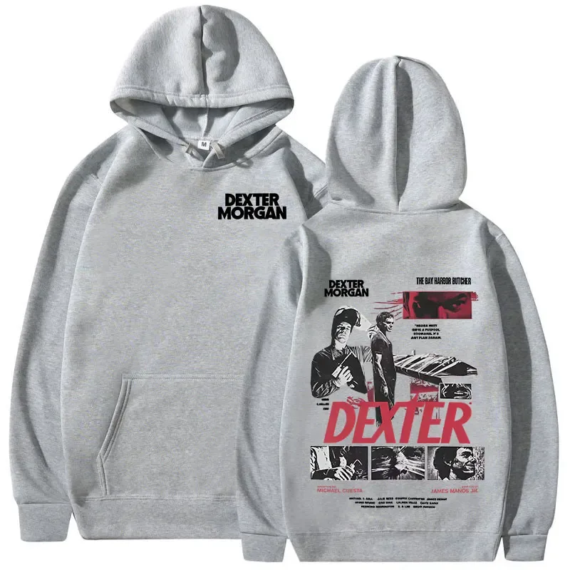 TV Play Dexter Morgan Graphic Hoodies Men's Women Clothing Casual Vintage Hooded Sweatshirts Fashion Gothic Oversized Pullovers — image 5