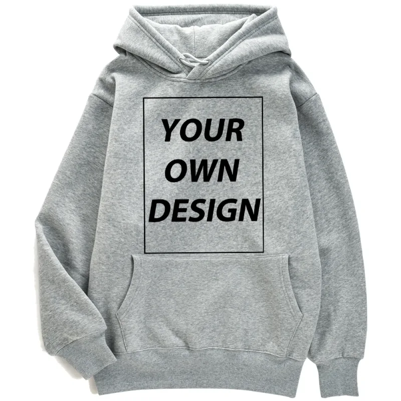 Personalizado diy impressão homem mulher outono inverno hoodies casual clássico pullovers simples confortável streetwear macio quente roupas esportivas — image 9