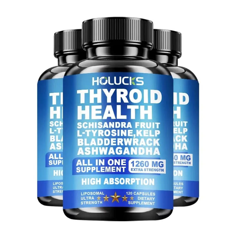 Advanced Thyroid Wellness Capsules with Schisandra Ashwagandha Kelp Improve Metabolism Focus & Whole-body Vitality Immune — image 10