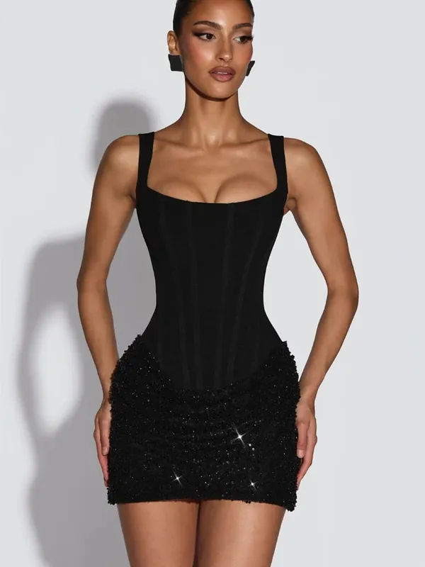 Solid Pleated Strapless Women's Dress Backless Off-shoulder High Waist Split Female Dresses 2026 Sexy Summer Evening Party Gown — image 16