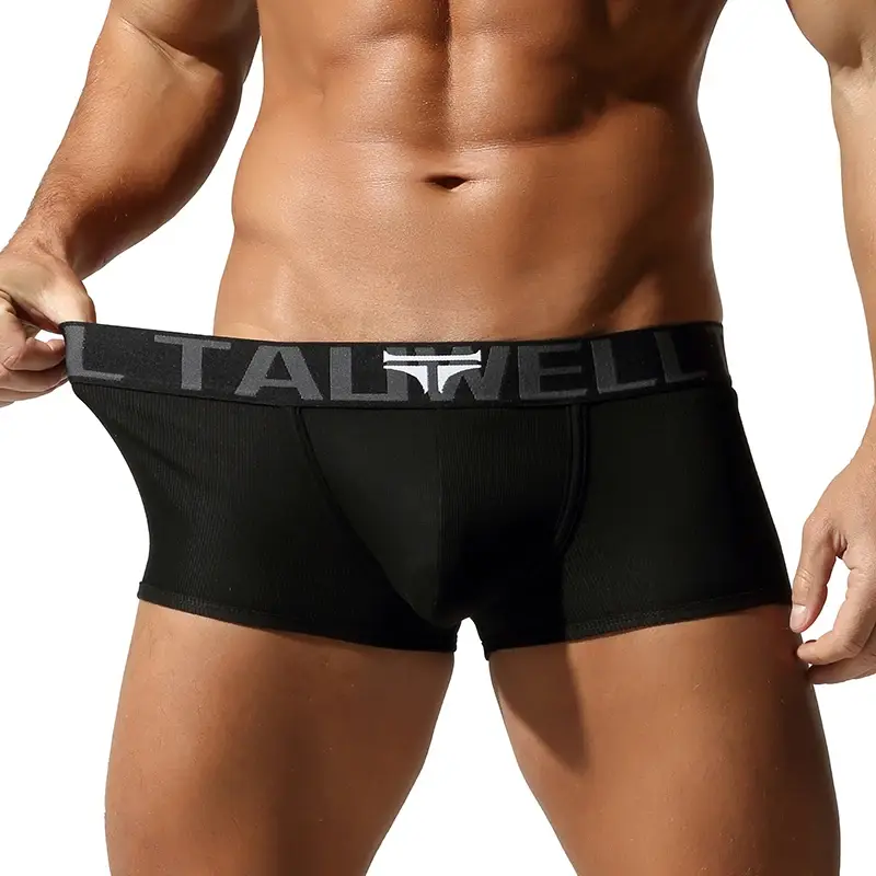 Herrunderkläder, avancerade boxershorts, enfärgad, hög elasticitet, slim fit, andas — image 19