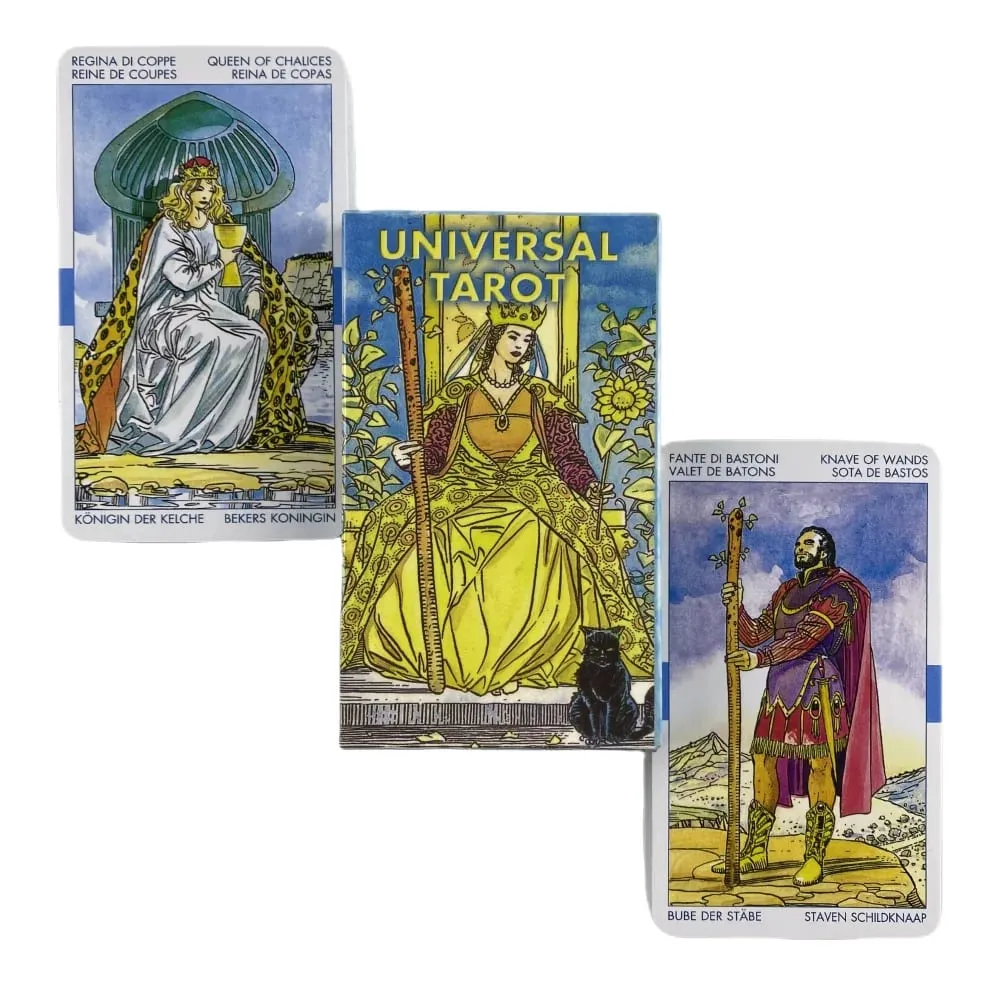 Universal Rider Tarot Cards A 78 Deck Oracle English Visions Divination Edition Borad Playing Games — image 1