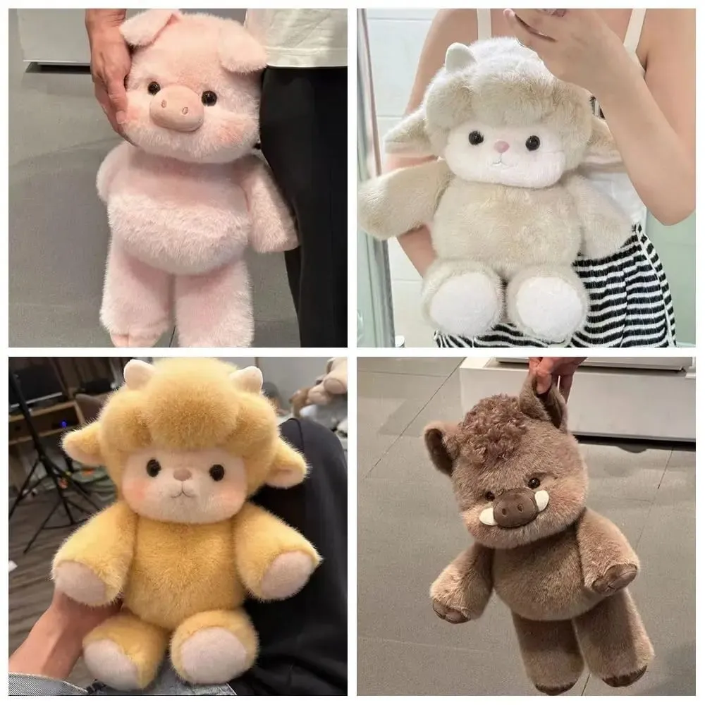 Creative Gift Soft Pig Stuffed Animal Plush Pillow Cute Emotional Support Stuffed Animals Plush 17.7inch Plush Toy — image 4