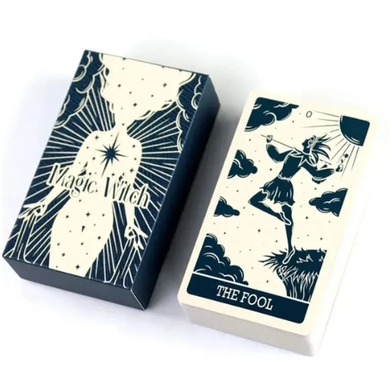 High-Quality The Magic Witch Tarot Card Leisure Entertainment Games Card Family Gatherings Tarot Games Card 78 Card Deck