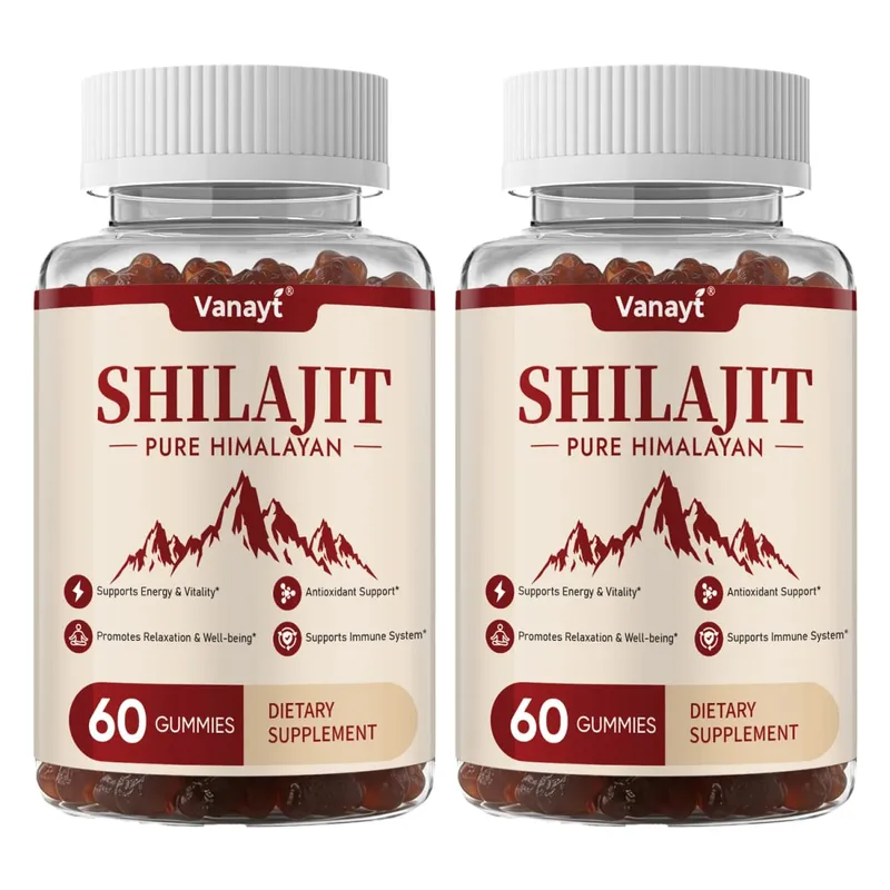 3000mg Shilajit Mineral Gummies Supports Natural Vitality Mental Wellness Balanced Mood For Daily Health 60 Count — image 6