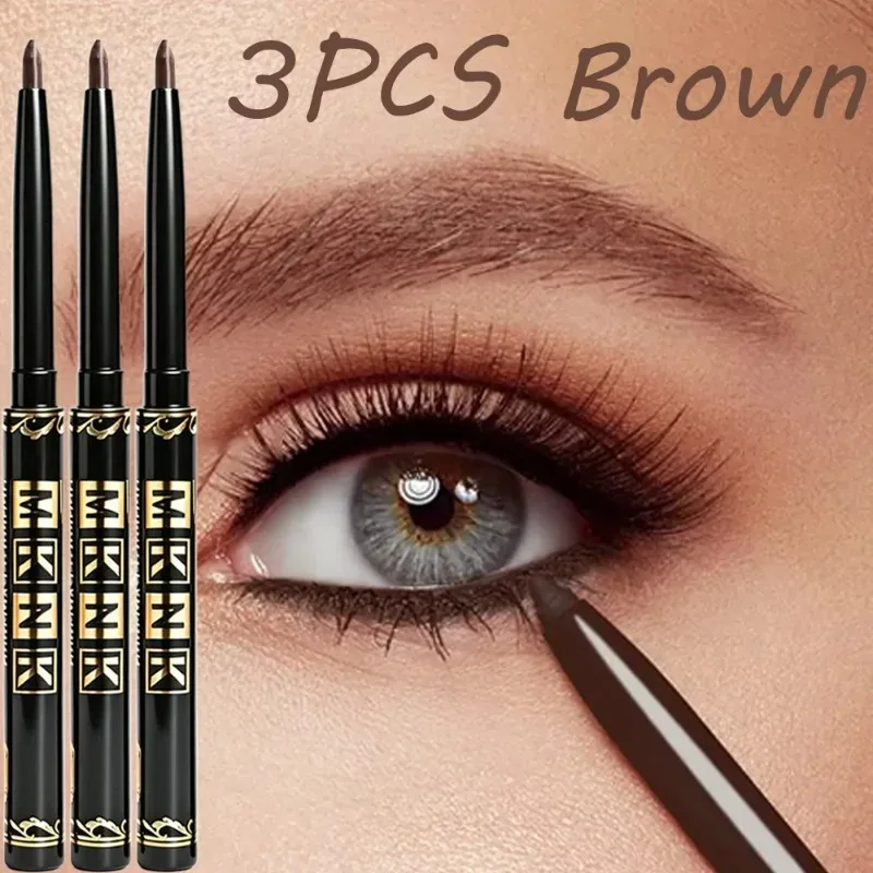 1-12pcs Waterproof Black Eyeliner Pencil Smudge-Proof Easy Twist Application Eye Gel for Beginner-Friendly Bold Punk Eye Makeup — image 15