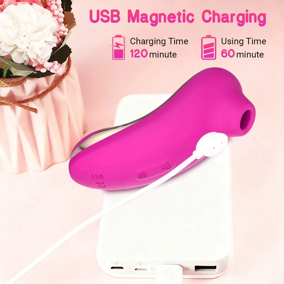 16 Mga Mode ng Pagsipsip ng Vibrator Babae Clit Nipple Oral Vacuum Stimulator Masturbator Massager Sex Toy para sa mga Matanda Mga Sex Blowing Sex Toys — image 4