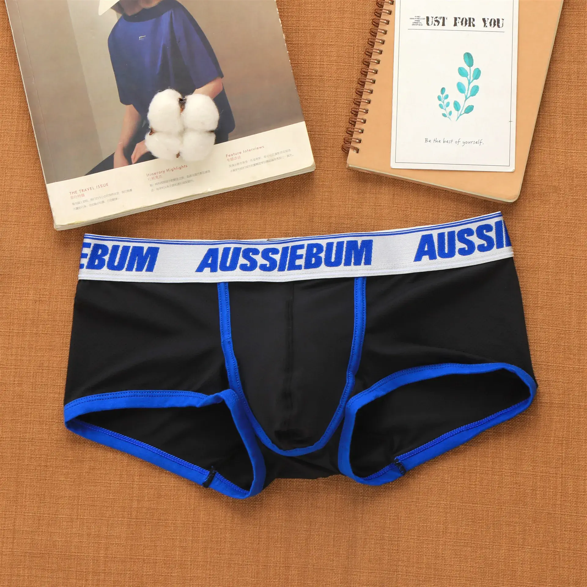 Men's mesh panties low waist fashion breathable mesh nest letter youth boxers — image 9
