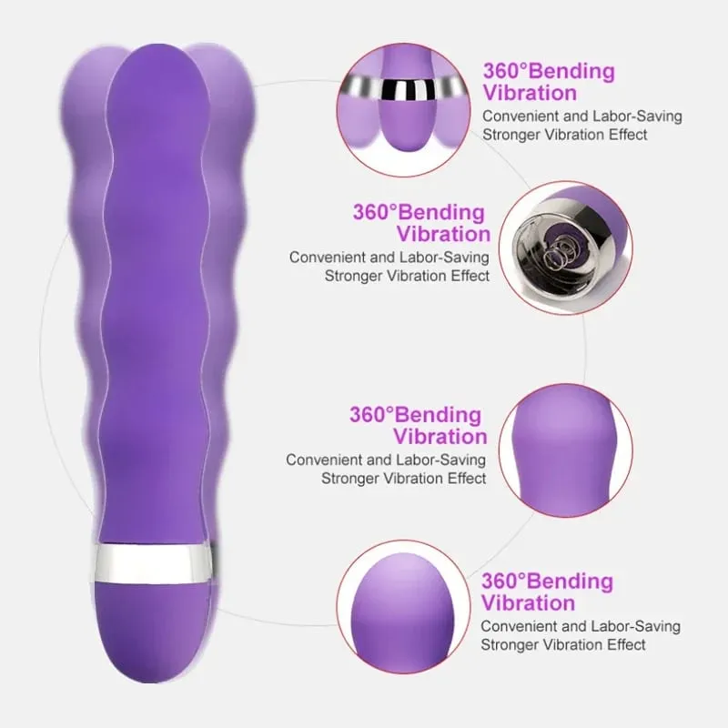 Mini G Spot Vagina Dildo Vibrator para sa Babae Masturbator Anal Plug Erotic Sex Toys para sa Aldults 18 Babae Lalaki Intimate Goods Shop — image 4