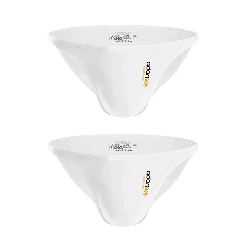 Men Modal Low‑Rise Briefs Sexy Solid Color Simple Triangle Underwear Sports Breathable Comfortable Male Panties — image 49