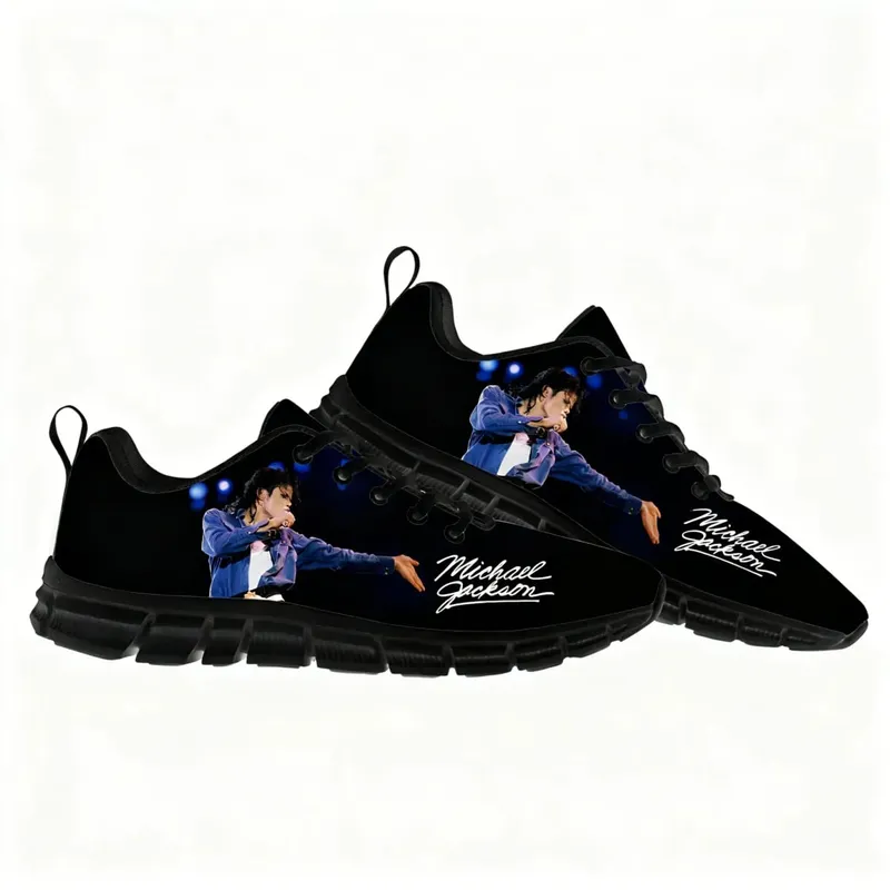 Michael Jackson Dance Singer Sports Shoes Mens Womens Teenager Sneakers Lightweight Casual Hiking Sneaker Custom Built Shoe